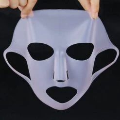 CADEAUX Couverture De Masque De Visage, Masque Réutilisable De Masque De Silicone Visage Facial De Vapeur Imperméable Masque De Beauté De Beautity -Protection des voies respiratoires Soldes 57016208 2