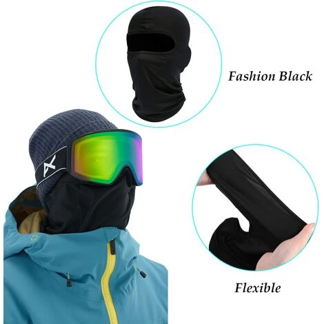 MONLY Masque Facial Cagoule 3 Pièces Multifonctionnel Et Autres Sports Respirant Léger UV Et Anti-poussière Unisexe 4 MONLY Masque Facial Cagoule 3 Pièces Multifonctionnel Et Autres Sports Respirant Léger UV Et Anti-poussière Unisexe – Image 2