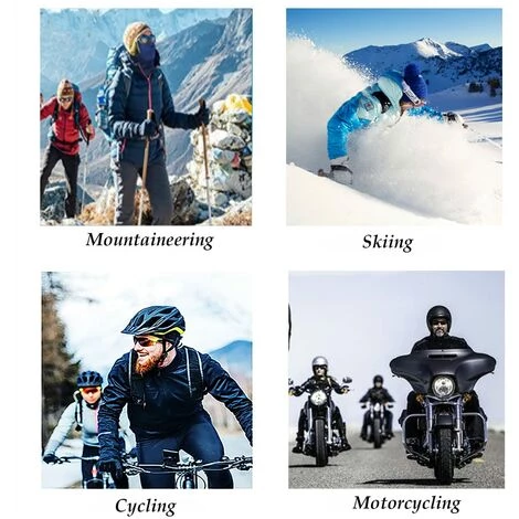 MONLY Masque Facial Cagoule 3 Pièces Multifonctionnel Et Autres Sports Respirant Léger UV Et Anti-poussière Unisexe 5 MONLY Masque Facial Cagoule 3 Pièces Multifonctionnel Et Autres Sports Respirant Léger UV Et Anti-poussière Unisexe – Image 3