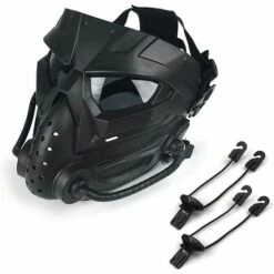 TINOR Masque De Airsoft / Cyclisme, Utilisation En Extérieur, Masques Complet Tactique Anti-buée CS Cosplay Halloween Pour Adultes Et Jeunes(noir,gris) 9 TINOR Masque De Airsoft / Cyclisme, Utilisation En Extérieur, Masques Complet Tactique Anti-buée CS Cosplay Halloween Pour Adultes Et Jeunes(noir,gris) -Protection des voies respiratoires Soldes 57219647 3