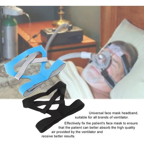 LANGRAY Couvre-chef Dédié Aux Masques CPAP, Bandeau Anti-ronflement, Respirateur Lavable, Masque Nasal, Ceinture De Tête, Masque Facial, Sangle Bleu 5 LANGRAY Couvre-chef Dédié Aux Masques CPAP, Bandeau Anti-ronflement, Respirateur Lavable, Masque Nasal, Ceinture De Tête, Masque Facial, Sangle Bleu – Image 3