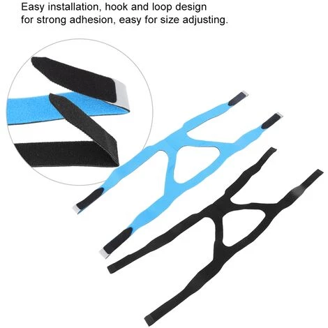 LANGRAY Couvre-chef Dédié Aux Masques CPAP, Bandeau Anti-ronflement, Respirateur Lavable, Masque Nasal, Ceinture De Tête, Masque Facial, Sangle Bleu 6 LANGRAY Couvre-chef Dédié Aux Masques CPAP, Bandeau Anti-ronflement, Respirateur Lavable, Masque Nasal, Ceinture De Tête, Masque Facial, Sangle Bleu – Image 4