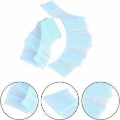 BEARSU 3 Paire Gants De Natation Gants De Plongée En Silicone Gants Palmés Pour Les Doigts De Natation Palmes De Natation à La Main Gants Paddle Pour Natation Plongée Pour Enfants Femmes Hommes (S/M/L, Bleu) -Protection des voies respiratoires Soldes 57337935 4