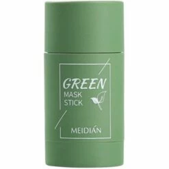 LANGRAY Masque Purifiant En Bâton D'argile Pour Le Contrôle De L'huile De Thé Vert, Hydrate Le Visage, Améliore La Peau, Neutre, Convient à Tous Les Types De Peau (thé Vert)