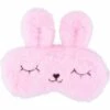TINOR Masques De Sommeil Mignon Lapin Animaux Drôle Masque De Nuit En Peluche Pour Dormir Voyage Avec Bande Élastique Masque Pour Les Yeux Couverture Pour Enfant Femme Filles -Protection des voies respiratoires Soldes 57644160 1