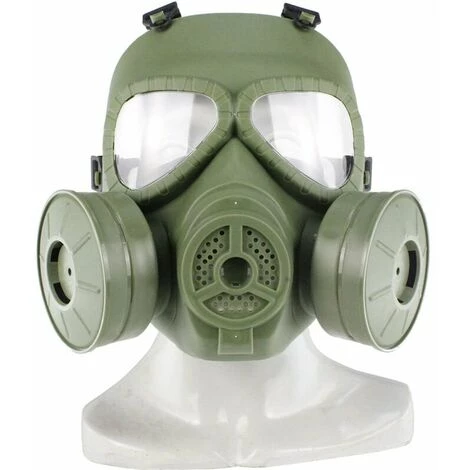 Masque Airsoft Paintball CS Masque Facial Anti-buée Factice Avec Double Ventilateur Turbo Lentille Transparente Vert Masque De Protection LITZEE 3 Masque Airsoft Paintball CS Masque Facial Anti-buée Factice Avec Double Ventilateur Turbo Lentille Transparente Vert Masque De Protection LITZEE