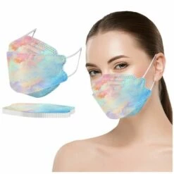 Mask Masques KF94 3D Certifié CE 0200, Emballage Individuel Hygiénique (30 Masques)w Masque De Protection LITZEE -Protection des voies respiratoires Soldes 57659119 2