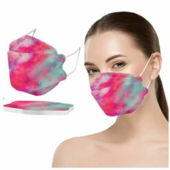 Mask Masques KF94 3D Certifié CE 0200, Emballage Individuel Hygiénique (30 Masques)w Masque De Protection LITZEE -Protection des voies respiratoires Soldes 57659119 3