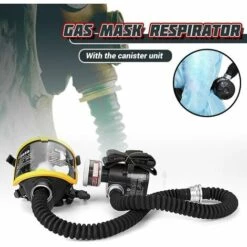 M-E Kit Système Electrique Respiratoire à Débit Constant + Masque Respiratoire De Protection + 1x Filtre à Cartouche - Système De Respirateur à Masque à Gaz Intégral Alimenté En Air 9 M-E Kit Système Electrique Respiratoire à Débit Constant + Masque Respiratoire De Protection + 1x Filtre à Cartouche - Système De Respirateur à Masque à Gaz Intégral Alimenté En Air -Protection des voies respiratoires Soldes 57766003 3