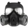 AIDUCHO Masque Tactique Avec Double Ventilateur Anti-buée Masque De Protection Contre Les Gaz Ou Pour Le Paintball, Noir -Protection des voies respiratoires Soldes 58065314 1