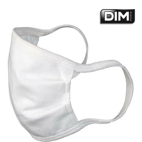 DIM Lot De 5 Masques UNS1 En Tissu Protection Visage Lavable 30 Fois 3 DIM Lot De 5 Masques UNS1 En Tissu Protection Visage Lavable 30 Fois