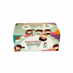 JUSTE POUR LA SANTÉ Sachet De 10 Masques Chirurgicaux Jetables Pour Enfants : Type 2 - 98 % De Filtration -Protection des voies respiratoires Soldes 58681402 3