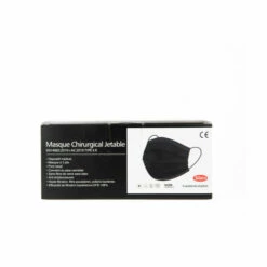HAVEDEN Boîte De 50 Masques Chirurgicaux Noir Type 2R - 99,5 % De Filtration