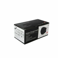 HAVEDEN Boîte De 50 Masques Chirurgicaux Noir Type 2R - 99,5 % De Filtration -Protection des voies respiratoires Soldes 58681431 3