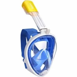 LTS FAFA Masque De Plongée,180°View Masque Snorkeling Plein Visage, Design Panoramique Compatible Caméra Sport Masque Plongée Avec Technologie Anti-Buée Et Anti-Fuite Pour Adultes Et Enfants