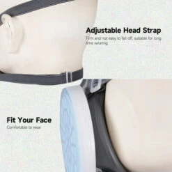 TANCYCO Couverture Faciale Anti-poussière Pour Respirateur à Demi-masque Réutilisable Avec Coton Filtrant Remplaçable Et Réutilisable Pour La Décoration De Peinture -Protection des voies respiratoires Soldes 58894215 5