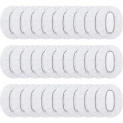 TRIOMPHE 200 Pièces Protecteurs D'oreille Jetables Claire Couvre-Oreille Imperméables Pour Teinture Capillaire, Douche, Baignade，T-Audace