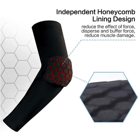 TRIOMPHE 1pc Coudières - Coudières De Basket-Ball Avec Coussinets En éponge épaisse Manchette De Protection Sportive Pour Basket-Ball Football Volley-Ball Boxe Entraînement (Noir)T-Audace 5 TRIOMPHE 1pc Coudières - Coudières De Basket-Ball Avec Coussinets En éponge épaisse Manchette De Protection Sportive Pour Basket-Ball Football Volley-Ball Boxe Entraînement (Noir)T-Audace – Image 3