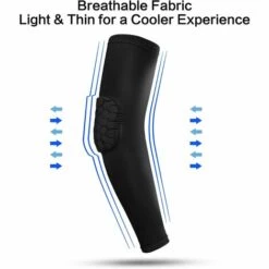 TRIOMPHE 1pc Coudières - Coudières De Basket-Ball Avec Coussinets En éponge épaisse Manchette De Protection Sportive Pour Basket-Ball Football Volley-Ball Boxe Entraînement (Noir)T-Audace 10 TRIOMPHE 1pc Coudières - Coudières De Basket-Ball Avec Coussinets En éponge épaisse Manchette De Protection Sportive Pour Basket-Ball Football Volley-Ball Boxe Entraînement (Noir)T-Audace -Protection des voies respiratoires Soldes 59138624 4