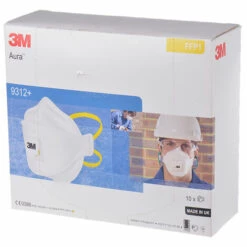 Masque Respiratoire Jetable 3M, FFP1, Avec Soupape Série Aura™ 9300+ ( Prix Pour Boîte De 10 ) -Protection des voies respiratoires Soldes 59216251 2