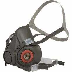 3M Masque Respiratoire, Taille: Large Noir Demi-masques ( Prix Pour 1 )