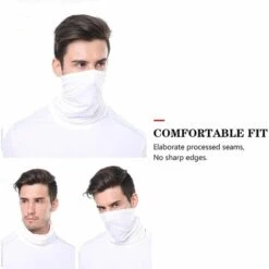 PERLE RARE Écharpe De Cou Tubulaire, Cou élastique Multifonctionnel Pour Hommes Et Femmes, Convient Pour La Moto, Le Ski, La Randonnée, Le Cyclisme Et D'autres Sports De Plein Air -Protection des voies respiratoires Soldes 59325308 3