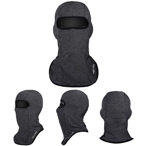 WEST BIKING Coupe-vent Vélo Masque Complet écharpe Chaude Velours Cyclisme Masque Facial Escalade Ski Pêche Hiver Masque Facial - Gris Foncé 7 WEST BIKING Coupe-vent Vélo Masque Complet écharpe Chaude Velours Cyclisme Masque Facial Escalade Ski Pêche Hiver Masque Facial - Gris Foncé – Image 5