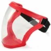 ILOVEMILAN Bouclier De Protection Intégral Visière HD Masque Intégral Transparent Spray Transparent Anti-éclaboussures Couverture Respirante Rouge -Protection des voies respiratoires Soldes 59685113 1