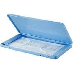 LangRay Bo?te De Rangement Pour Masque Jetable Portable 3 Pièces, Bo?te De Nettoyage étanche à La Poussière Et à L'humidité, Bo?te De Rangement En Coton Filtrant (bleu + Bleu Foncé + Rose) -Protection des voies respiratoires Soldes 59916100 3