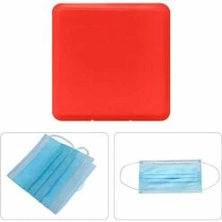 LangRay Bo?te De Rangement étanche Pour Masques Anti-poussière Bo?te Organisateur Jetable Pour Couverture Faciale(rouge) -Protection des voies respiratoires Soldes 59916745 3