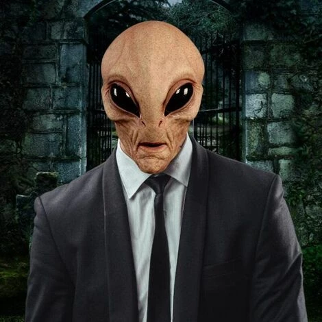 LITZEE Masque Alien, Halloween Masque Effrayant Nouveauté Costume Party Latex Animal Visage Masque Pleine Tête Alien Visage Latex Horreur Couvre-Chef Bouclier Pour Halloween Party Masque De Protection 5 LITZEE Masque Alien, Halloween Masque Effrayant Nouveauté Costume Party Latex Animal Visage Masque Pleine Tête Alien Visage Latex Horreur Couvre-Chef Bouclier Pour Halloween Party Masque De Protection – Image 3