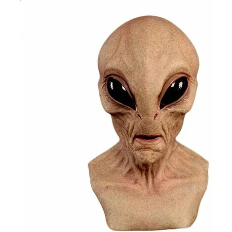 LITZEE Masque Alien, Halloween Masque Effrayant Nouveauté Costume Party Latex Animal Visage Masque Pleine Tête Alien Visage Latex Horreur Couvre-Chef Bouclier Pour Halloween Party Masque De Protection 6 LITZEE Masque Alien, Halloween Masque Effrayant Nouveauté Costume Party Latex Animal Visage Masque Pleine Tête Alien Visage Latex Horreur Couvre-Chef Bouclier Pour Halloween Party Masque De Protection – Image 4