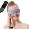 LUCKY-88 Masque Pour Les Yeux Chauffant USB Masque Pour Les Yeux à La Vapeur Masque Pour Les Yeux De Sommeil Ice Compress (Bleu Clair) -Protection des voies respiratoires Soldes 60112109 1