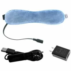 LUCKY-88 Masque Pour Les Yeux Chauffant USB Masque Pour Les Yeux à La Vapeur Masque Pour Les Yeux De Sommeil Ice Compress (Bleu Clair) -Protection des voies respiratoires Soldes 60112109 3