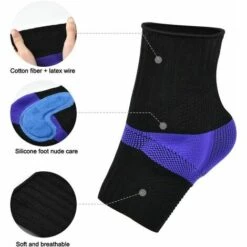 Outillage TRIP Chaussette Chevillière, Support Sport De Cheville Avec Coussin De Gel Pour Protéger La Cheville, Prévenir Les Blessures Aux Pieds Et Améliore La Circulation Sanguine(S) LangRay 9 Outillage TRIP Chaussette Chevillière, Support Sport De Cheville Avec Coussin De Gel Pour Protéger La Cheville, Prévenir Les Blessures Aux Pieds Et Améliore La Circulation Sanguine(S) LangRay -Protection des voies respiratoires Soldes 60214157 3