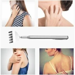 PERLE RARE Pince Arrière Rétractable Portable, Pince Ours, Pince Arrière Rétractable En Acier Inoxydable, Blanc 1 Pc -Protection des voies respiratoires Soldes 60255785 5