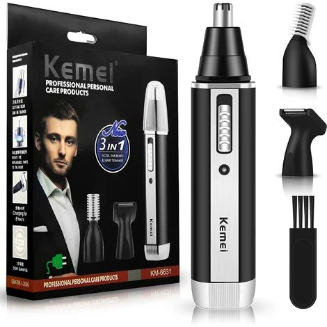 PERLE RARE Tondeuse Nez Homme, Tondeuse Nez & Oreille Rechargeable 4 En 1, Tondeuse Cheveux Électrique Professionnelle, Tondeuse Sourcils 3 PERLE RARE Tondeuse Nez Homme, Tondeuse Nez & Oreille Rechargeable 4 En 1, Tondeuse Cheveux Électrique Professionnelle, Tondeuse Sourcils
