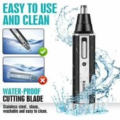 PERLE RARE Tondeuse Nez Homme, Tondeuse Nez & Oreille Rechargeable 4 En 1, Tondeuse Cheveux Électrique Professionnelle, Tondeuse Sourcils 10 PERLE RARE Tondeuse Nez Homme, Tondeuse Nez & Oreille Rechargeable 4 En 1, Tondeuse Cheveux Électrique Professionnelle, Tondeuse Sourcils -Protection des voies respiratoires Soldes 60256570 4