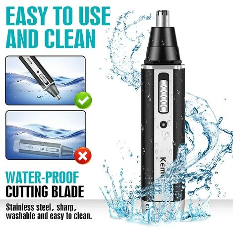 PERLE RARE Tondeuse Nez Homme, Tondeuse Nez & Oreille Rechargeable 4 En 1, Tondeuse Cheveux Électrique Professionnelle, Tondeuse Sourcils 6 PERLE RARE Tondeuse Nez Homme, Tondeuse Nez & Oreille Rechargeable 4 En 1, Tondeuse Cheveux Électrique Professionnelle, Tondeuse Sourcils – Image 4