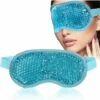 PERLE RARE Masques De Refroidissement Pour Les Yeux, Masque Yeux Froid, Masque Gel Réutilisable à Chaud Ou à Froid, Les Yeux Gonflés, Les Yeux Secs Et Les Maux De Tête - Bleu -Protection des voies respiratoires Soldes 60256615 1