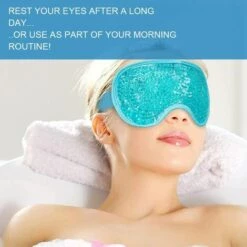 PERLE RARE Masques De Refroidissement Pour Les Yeux, Masque Yeux Froid, Masque Gel Réutilisable à Chaud Ou à Froid, Les Yeux Gonflés, Les Yeux Secs Et Les Maux De Tête - Bleu 11 PERLE RARE Masques De Refroidissement Pour Les Yeux, Masque Yeux Froid, Masque Gel Réutilisable à Chaud Ou à Froid, Les Yeux Gonflés, Les Yeux Secs Et Les Maux De Tête - Bleu -Protection des voies respiratoires Soldes 60256615 5