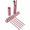 PERLE RARE 5PCS Pinceaux Maquillages Yeux，Pinceau Ombre à Paupières，Ensemble Pinceaux De Maquillage ProfessionnelsB