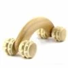 PERLE RARE Accessoires Masseur Rouleau Appareil De Massage Dos Épaule Cou Jambe Muscle Corps Bois, 16*6.5*7cm