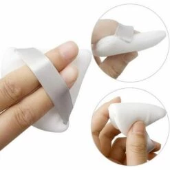 PERLE RARE Bouffée De Maquillage, Bouffée D'éponge Triangulaire, Bouffée De Coton, Bouffée De Poudre Libre, Pour Le Maquillage Du Visage Des Femmes (rose，blanc) -Protection des voies respiratoires Soldes 60256881 3