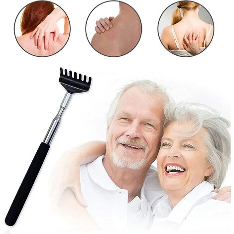 PERLE RARE Masseur Rétractable En Acier Inoxydable Pour Hommes Et Femmes Adultes, Soulagement Des Démangeaisons Des Personnes âgées (20-67 Cm) Lot De 2 7 PERLE RARE Masseur Rétractable En Acier Inoxydable Pour Hommes Et Femmes Adultes, Soulagement Des Démangeaisons Des Personnes âgées (20-67 Cm) Lot De 2 – Image 5