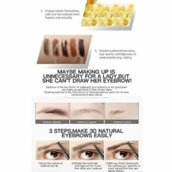 PERLE RARE Crayon à Sourcils Magic Halo Crayon à Sourcils De Précision Imperméable Gris Double Extrémité (Gris #5) -Protection des voies respiratoires Soldes 60257341 4