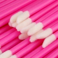 PERLE RARE Pinceau à Lèvres Jetable, Pinceau à Lèvres Jetable, Applicateur à Lèvres, Pinceau à Lèvres, Kit D'outils De Maquillage Parfait, Rose Rouge 200 Pièces -Protection des voies respiratoires Soldes 60257345 3