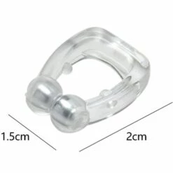 DKSFJKL Dispositifs Anti-ronflement, Dispositif Anti-ronflement Magnétique Transparent, Dispositif Anti-ronflement En Silicone Pour Une Meilleure Qualité De Sommeil, Dispositifs Anti-ronflement Confortables Et Professionnels -Protection des voies respiratoires Soldes 60365617 2