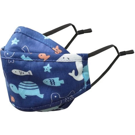 LYCXAMES Masque De Poisson Pour Enfants KF94 Lavable Anti-poussière Feuille De Saule Réglage Stéréo 3D #3 3 LYCXAMES Masque De Poisson Pour Enfants KF94 Lavable Anti-poussière Feuille De Saule Réglage Stéréo 3D #3