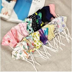 LYCXAMES Masque De Poisson Pour Enfants KF94 Lavable Anti-poussière Feuille De Saule Réglage Stéréo 3D #16 -Protection des voies respiratoires Soldes 60440201 2